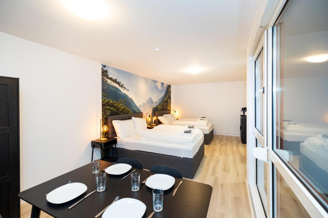 Modernes Apartment In Der Innenstadt เวิร์ซบวร์ก ภายนอก รูปภาพ